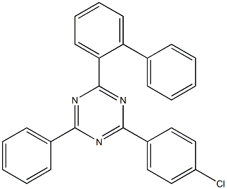 2-([1,1'-biphenyl]-2-yl)-4-(4-chlorophenyl)-6-phenyl-1,3,5-triazine Structure