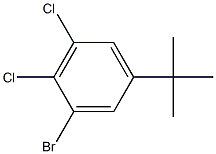 1-溴-5-(叔丁基)-2,3-二氯苯, , 结构式