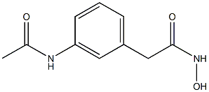 2-(3-Acetamidophenyl)-N-hydroxyacetamide Structure