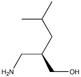 (R)-2-(aminomethyl)-4-methylpentan-1-ol,,结构式