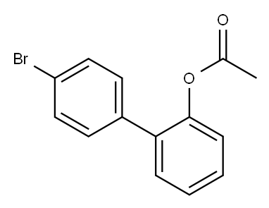 2-Acetoxy-4'-brombiphenyl Structure