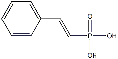 苯乙烯膦酸, , 结构式