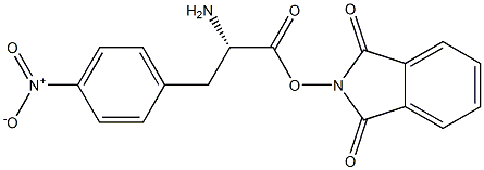 N-Phthalimido 4-Nitro-L-phenylalanine Struktur