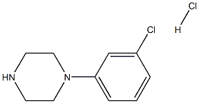 N-(3-CHLOROPHENYL)-PIPERAZINE HYDROCHLORIDE Structure