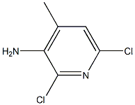 2,6-二氯-3-氨基-4-甲基吡啶,,结构式