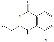 8-Chloro-2-chloromethyl-1H-quinazolin-4-one 结构式