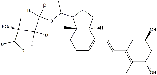 (1R,3S)-5-((Z)-2-((3aR,7aS)-1-((S)-1-(3-Hydroxy-3-methylbutoxy-d[-6-])ethyl)-7a-methyl-2,3,3a,6,7,7a-hexahydro-1H-inden-4-yl)vinyl)-4-methylcyclohex-4-ene-1,3-diol