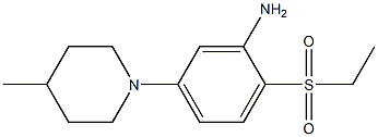 2-(Ethylsulfonyl)-5-(4-methylpiperidin-1-yl)aniline
