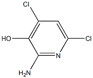 2-amino-4,6-dichlorohydroxypyridine Structure