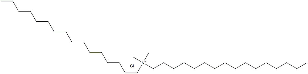 Dihexadecyldimethylammonium chloride 化学構造式