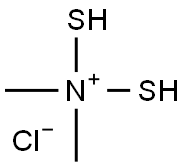 Dimercaptodimethylammonium chloride Struktur