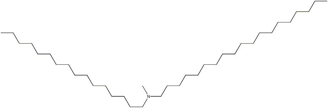 十八/十六烷基二甲基叔胺, , 结构式