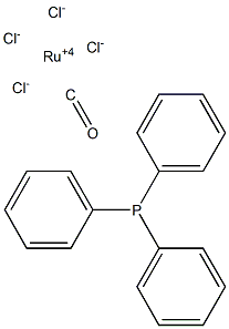 三苯基膦羰基氯化铑, , 结构式