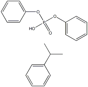 磷酸异丙苯二苯酯 结构式