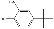 邻氨基对叔丁基苯酚, , 结构式