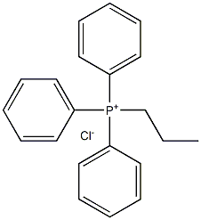 Propyltriphenylphosphonium chloride Struktur