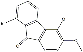 5,6-二甲氧基茚酮溴代物 结构式