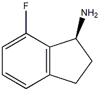 (S)-7-fluoro-2,3-dihydro-1H-inden-1-amine,,结构式