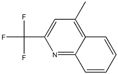 4-甲基-2-三氟甲基喹啉,,结构式