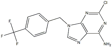 2-CHLORO-9-(4-TRIFLUOROMETHYL-BENZYL)-9H-PURIN-6-YLAMINE