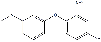 N-[3-(2-AMINO-4-FLUOROPHENOXY)PHENYL]-N,N-DIMETHYLAMINE Struktur