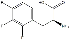 D-2,3,4-三氟苯丙氨酸 结构式