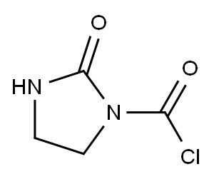 氯甲酰基- 2- 咪唑烷酮, , 结构式