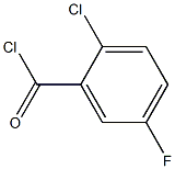 2-CHLORO-5-FLUOROBENZOYL CHLORIDE Struktur