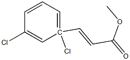 Methyl 1,3-dichlorobenzylideneacetate Struktur