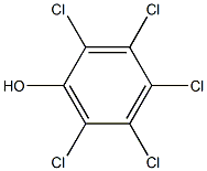 2,3,4,5,6-五氯苯酚, , 结构式