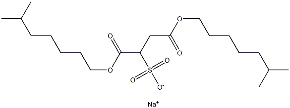琥珀酸二异辛酯磺酸钠 结构式