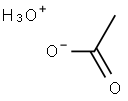 acetate oxonium ion Struktur