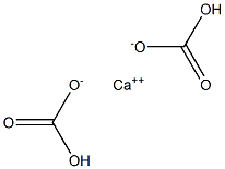 Calcium bicarbonate Struktur
