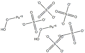 Dioxyplutonium(VI) sulfate 结构式