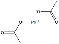 Lead (I I) acetate Struktur