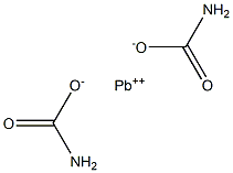 Lead(II) carbamate Struktur