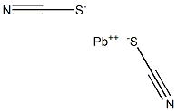 Lead(II) thiocyanate Struktur