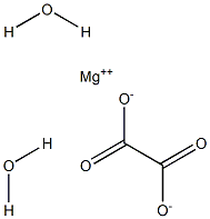 Magnesium oxalate dihydrate Structure