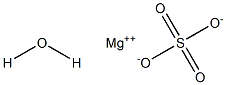 Magnesium sulfate monohydrate 结构式