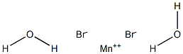 Manganese(II) bromide dihydrate Struktur