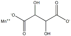 Manganese(II) tartrate Struktur