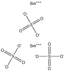 Samarium(III) sulfate Struktur