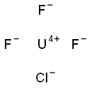 Uranium(IV) chloride trifluoride Structure