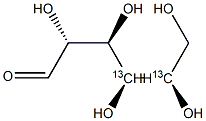 D-Glucose-4,5-13C2 Structure