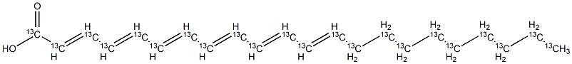 Docosahexaenoic Acid-13C22 Struktur