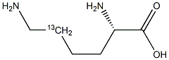 L-Lysine-5-13C Struktur