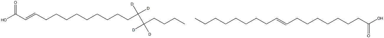 Octadecenoic Acid-13,13,14,14-D4   (Elaidic Acid) Struktur