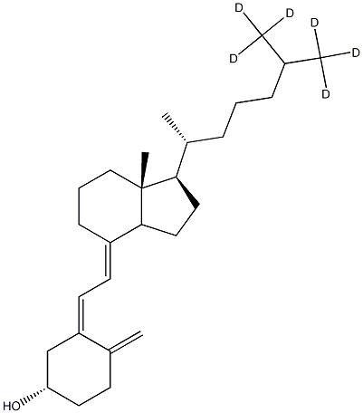 Vitamin-D3 (26,26,26,27,27,27-d6) Struktur