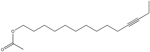 11-TETRADECYN-1-OL ACETATE Struktur