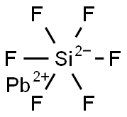 Lead fluorosilicate Struktur